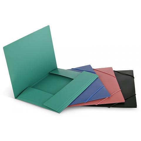 Папка для бумаг на эластичных резинках А4, ПП, красный Forpus фото 1