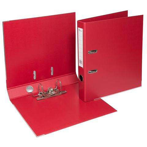 Папка-регистратор, А4, 50 мм, ПВХ/ПВХ, бордовый, Forpus фото 1