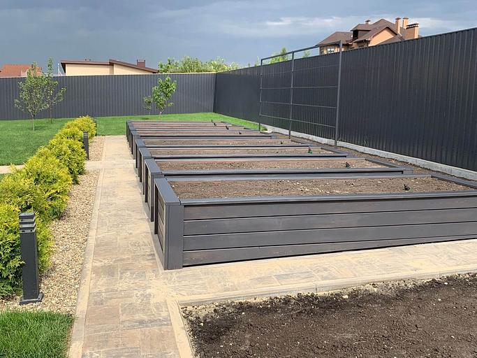 Изготовление и монтаж приподнятых грядок (Французские огородики) фото 2