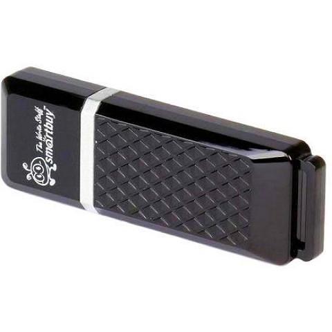 Флэш-накопитель Smartbuy Quartz Black, USB 2.0, 8 GB фото 1