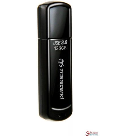 Флэш-накопитель Transcend TS128GJF700, USB 3.0 128 GB, черный фото 1