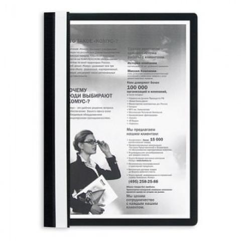 Папка-скоросшиватель, 10 шт, черный, Attache фото 1