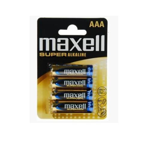 Батарейка MAXELL SUPER Alkaline, AAA/LR03, 4 шт фото 1