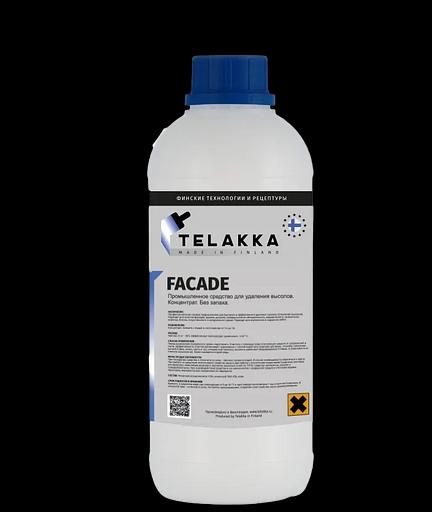 Средство для очистки фасадов зданий от ржавых подтеков, мха, лишайника, известковых отложений TELAKKA FACADE CLEANER 1л фото 1