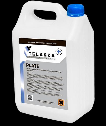 Профессиональное средство для очистки теплообменников, конденсаторов, трубопроводов, водонагревателя TELAKKA PLATE 10л фото 1