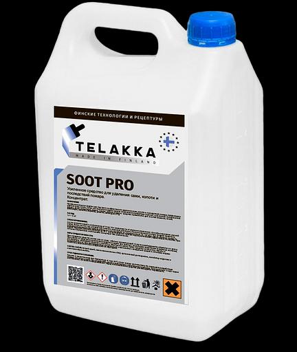 Средство для очистки печной трубы от сажи, копоти, удаление сажи со стен, с кирпича усиленное TELAKKA SOOT PRO 10л фото 1