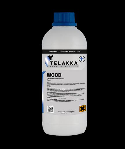 Смывка краски с дерева, масляной, акриловой, эмали TELAKKA WOOD 1кг фото 1
