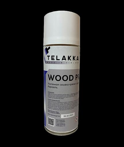 Смывка краски с дерева, масляной, акриловой, эмали усиленная TELAKKA WOOD PRO 400мл фото 1