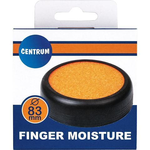 Подушка для смачивания пальцев, D-83 мм (губка из поролона, подставка-пластик), ассорти, Centrum фото 1