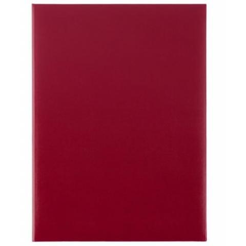 Папка адресная А4, без тиснения, бумвинил с поролоном, бордовый фото 1