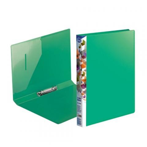 Папка на двух кольцах, А4, ширина 20мм, ПП, 0,75 мм, зеленый, Forofis фото 1