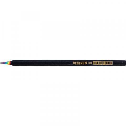 Карандаш простой HB, без ластика, заточенный, корпус из пресованной бумаги, в друме, Centrum RAINBOW фото 1
