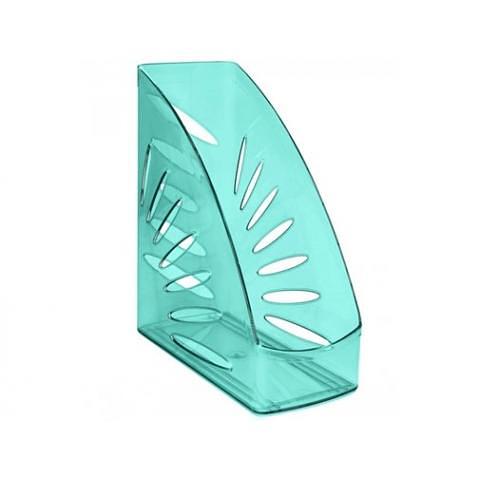 Лоток для документов, вертикальный ТРОПИК, тонированный зеленый GREEN, СТАММ ЛТ361 фото 1