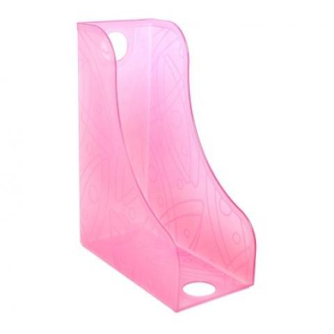 Лоток для документов, вертикальный, тонированный розовый, СТАММ ЛТ373 фото 1