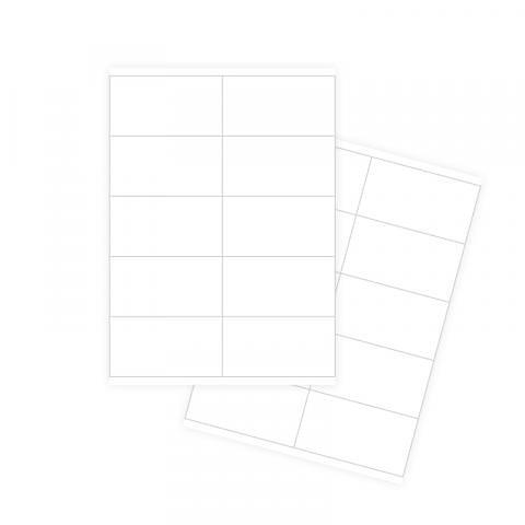 Наклейки А4, 105х57мм, 10 шт/лист, 100 листов, Forofis фото 1