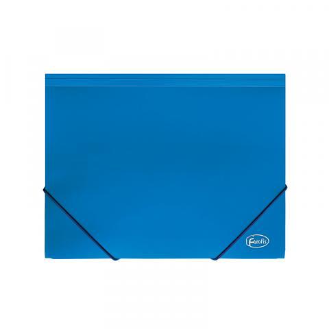 Папка для бумаг на эластичных резинках А4, 0,50мм, ПП, синий, Forofis фото 1