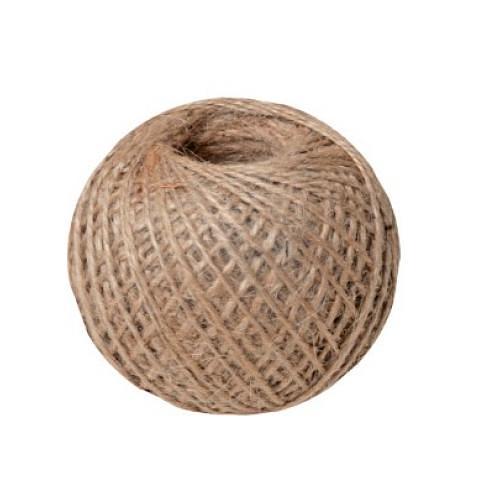 Шпагат пеньковый, 100 м, 90г (9x9x7cм), толщина 1мм, Forofis фото 1