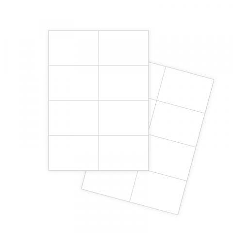 Наклейки А4, 105х74мм, 8 шт/лист, 100 листов, Forofis фото 1