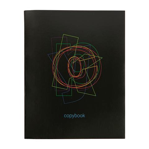 СНЯТ С ПР-ВА Тетрадь общая на скобе А5, 96 л., клетка, Шрифты, черный, SVT_961221_01, SVETOCH фото 1