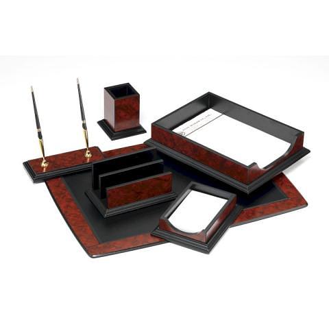 Настольный набор, 7 предметов, бордовый, Forofis Wood фото 1