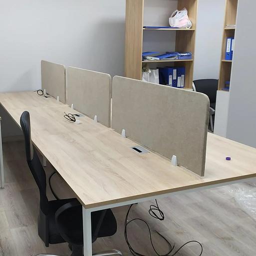 Офисный стол 6-местный с перегородками, под заказ фото 4