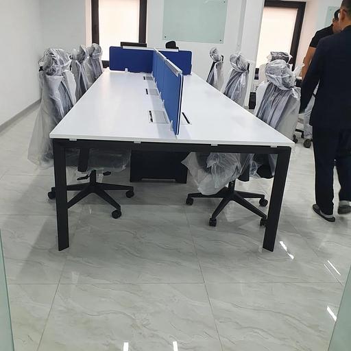 Офисный стол 6-местный с перегородками, под заказ фото 5