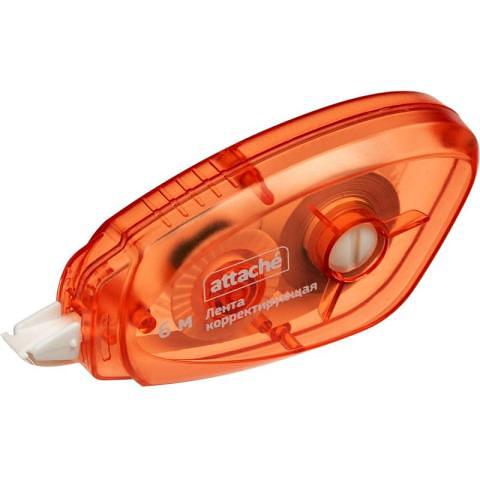 Корректирующий роллер, 5 мм х 6 м, с подкручивающимся механизмом, ассорти Attache фото 1