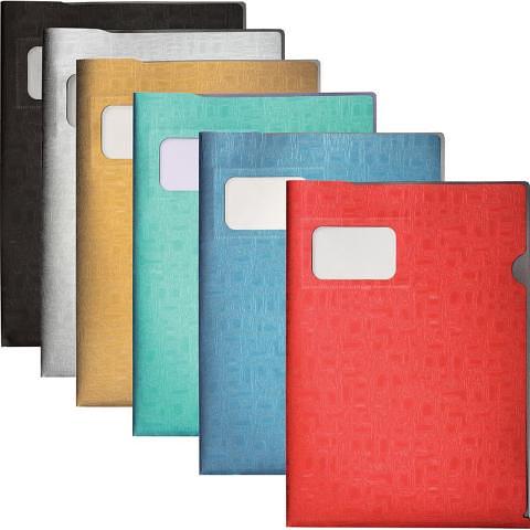 Папка-уголок А4, 0,25мм, ПП, ассорти, Centrum ART METALLIC фото 1