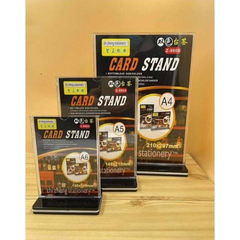 Указатель настольный, вертикальный, А4, двухсторонний, прозрачный фото 1