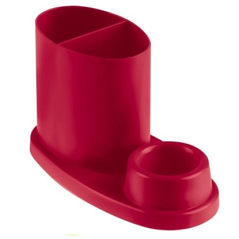 Органайзер настольный пустой ОР130 Эллипс Сочный офис, малиновый, СТАММ фото 1