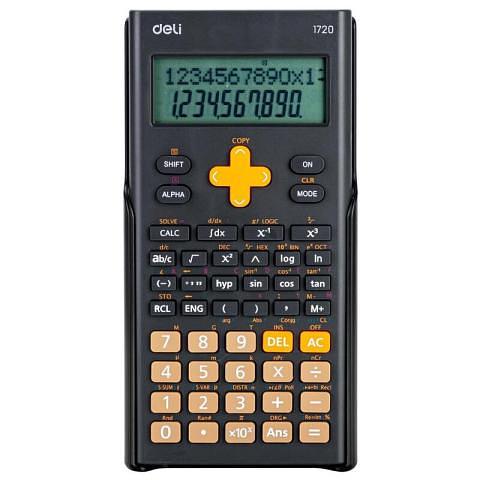 Калькулятор научный 12 разрядов, 300 функций, 162x82x18 мм, Deli E1720 фото 1