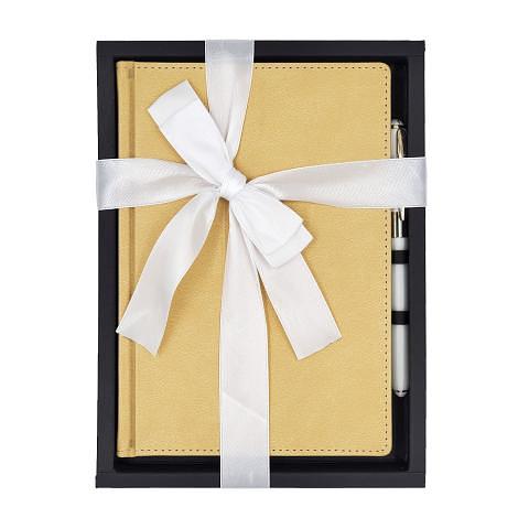 Ежедневник недатированный, А5+ручка, бежевый, VELVET, Bruno Visconti 3-115/21-2 фото 1