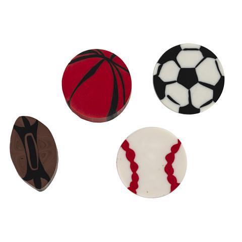 Стирательная резинка Ball 25х25мм, синтетический каучук, ассорти Centrum фото 1