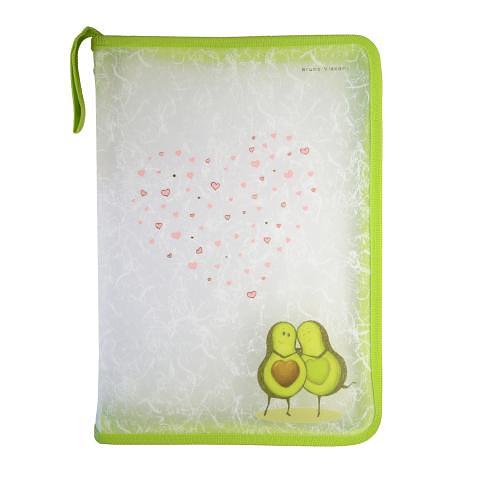 Папка на молнии A4 Авокадо.Любовь, Bruno Visconti 14-032/07 фото 1