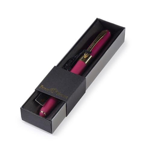 Ручка шариковая 0,5мм Monaco, синий, пурпурный корпус, коричневый футляр, Bruno Visconti 20-0125/225 фото 1