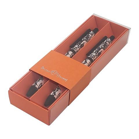 Ручка шариковая автом. 0,5мм ArtClick Граффити, синий, 2 шт, футляр, Bruno Visconti 20-0281/0202 фото 1