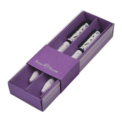 Ручка шариковая автом. 0,5мм ArtClick Меломанка, синий, 2 шт, футляр, Bruno Visconti 20-0281/1111 фото 1