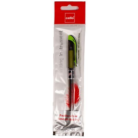 Ручка шариковая 0,7мм Maxriter XS, корпус черный, синий, в пакете, Cello фото 1