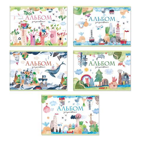 Альбом для рисования, А4, 24л., на скобе, 100 г/м2, Волшебная страна, SVETOCH 24АЛСК4_000211 фото 1