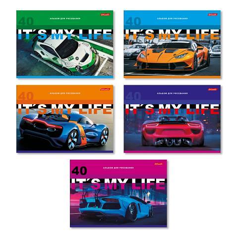 Альбом для рисования, А4, 40л., на скобе, 100 г/м2, Берегись автомобиля, SVETOCH 40АЛСК4_4_3_9 фото 1