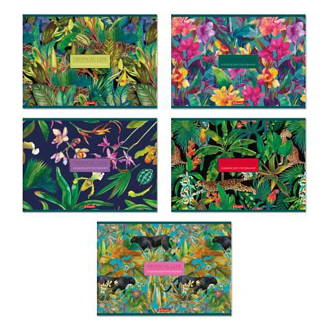 Альбом для рисования, А4, 40л., на скобе, 100 г/м2, Джунгли зовут, SVETOCH 40АЛСК4_000228 фото 1