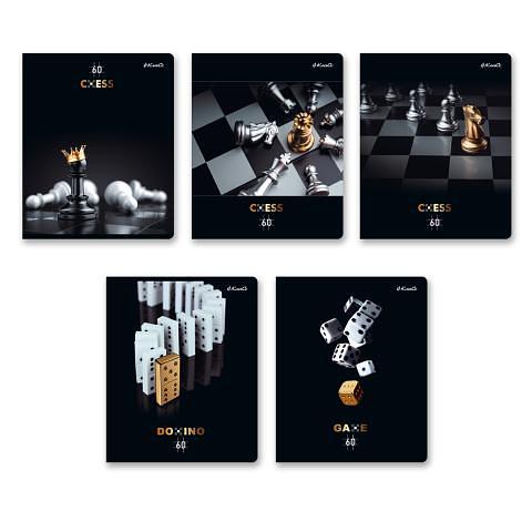 Тетрадь общая на скобе А5, 60 л., клетка, Заряжай мозги, 60ТСК5_8_2_1, SVETOCH фото 1