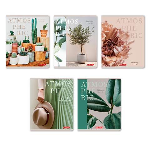 Тетрадь общая на скобе А5, 96 л., клетка, Атмосферная, 96ТЕТк-001, SVETOCH фото 1