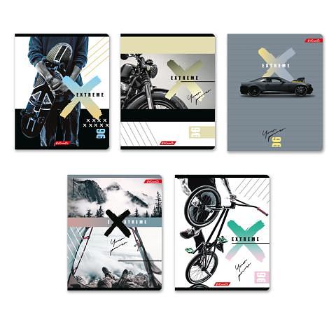 Тетрадь общая на скобе А5, 96 л., клетка, Экстрим, 96ТСК5_4_3_1, SVETOCH фото 1