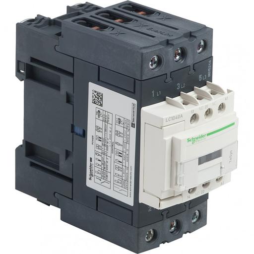 3P Контактор EVERLINK AC3 440В 40A КАТУШКА УПР. 220В AC 50/60ГЦ фото 1