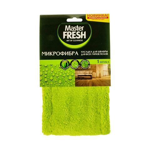 Моп сменная насадка для швабры-флеттер, 40см, микрофибра бархат, Master FRESH фото 1