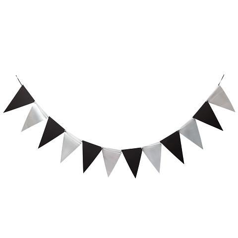 Гирлянда-растяжка №02_черный/ под серебро, 3 м, BOOMZEE GBZ-03 фото 1