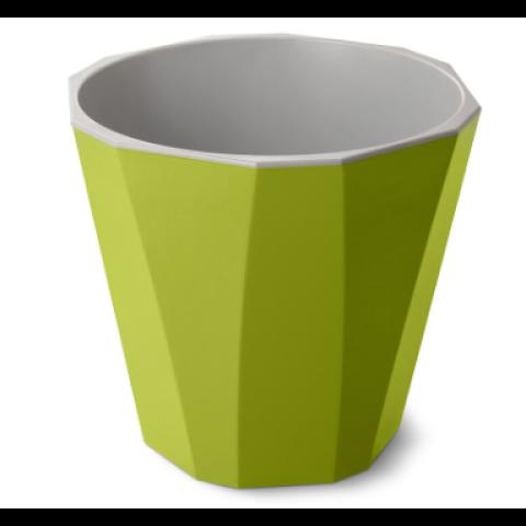 Кашпо Палермо, 3,6л со вставкой, оливковый (С317ОЛВ) фото 1