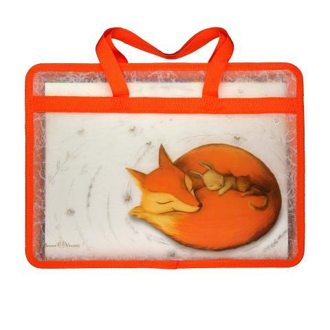 Папка-портфель на молнии А4 Волшебные лисы, Bruno Visconti 14-034/03 фото 1