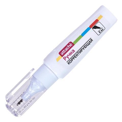 Корректирующая ручка, 6 мл, Attache фото 1